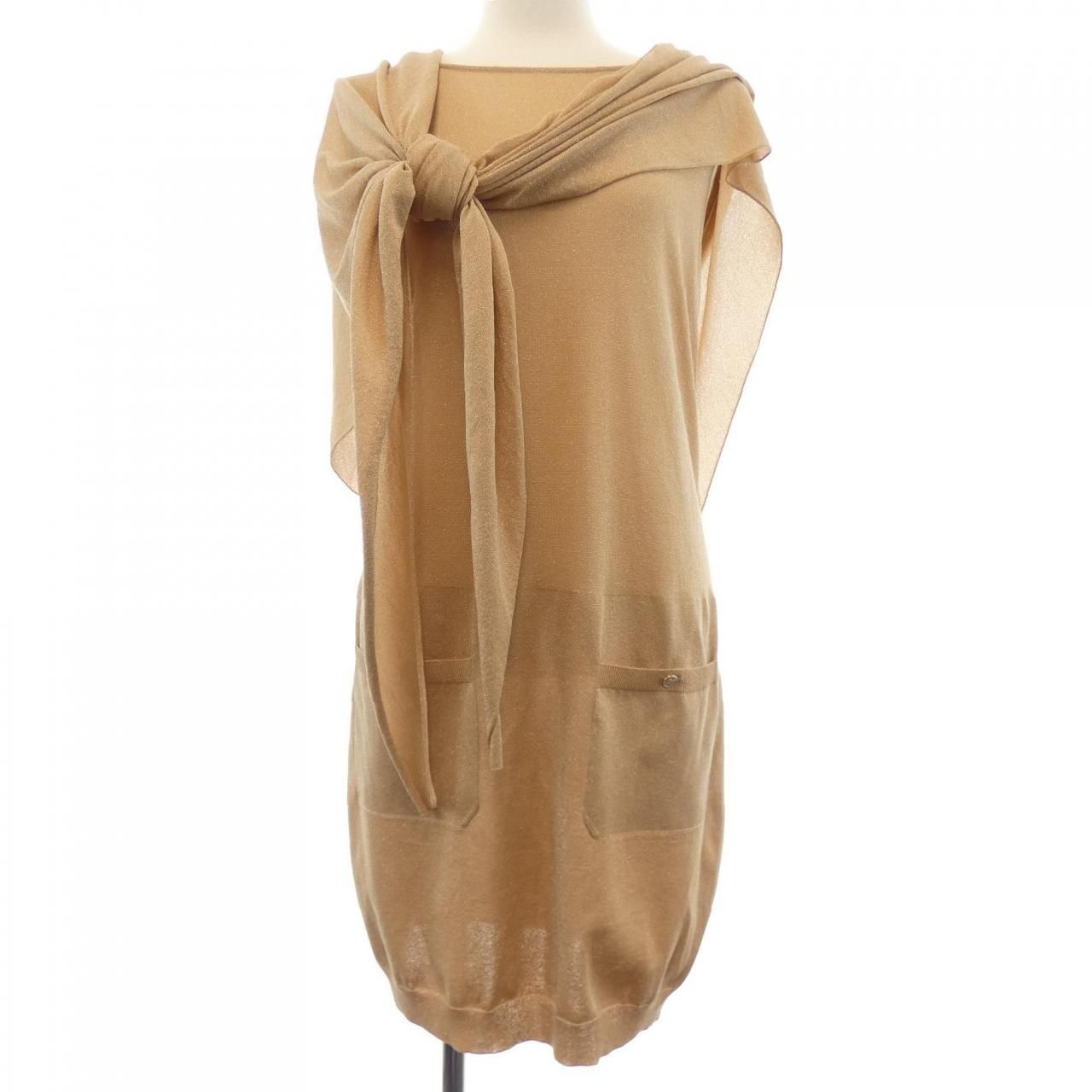 Chanel 15c Tunic Coat Beige