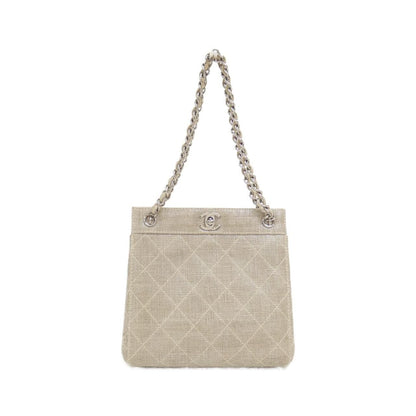 Chanel Vintage Bag Handbag Beige