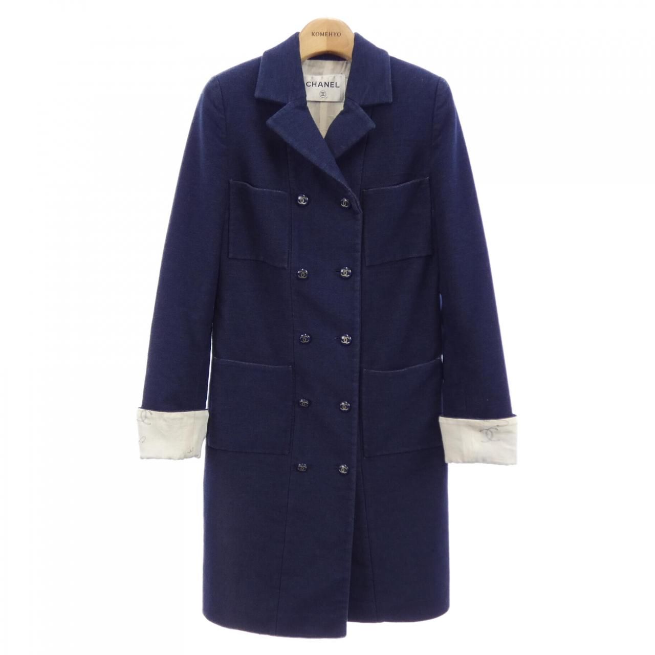 Chanel Coat Navy
