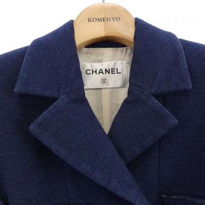 Chanel Coat Navy — view 6