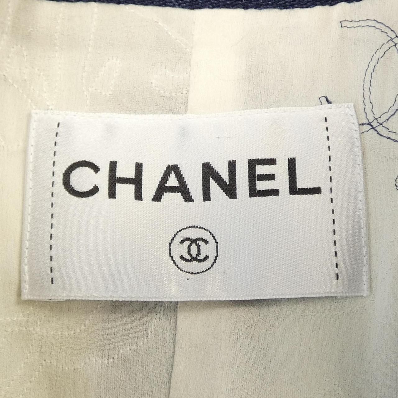 Chanel Coat Navy — view 5