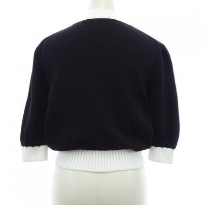Prada Cropped Semi Raglan Shoulder Cardigan — view 2