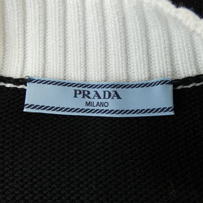 Prada Cropped Semi Raglan Shoulder Cardigan — view 4