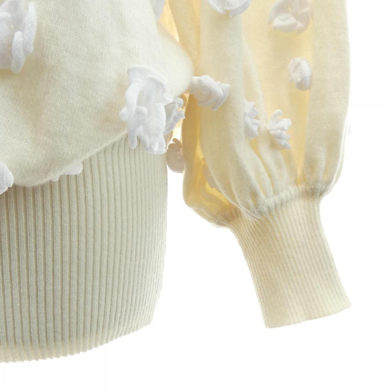 Chanel Knit Sweater White — view 7