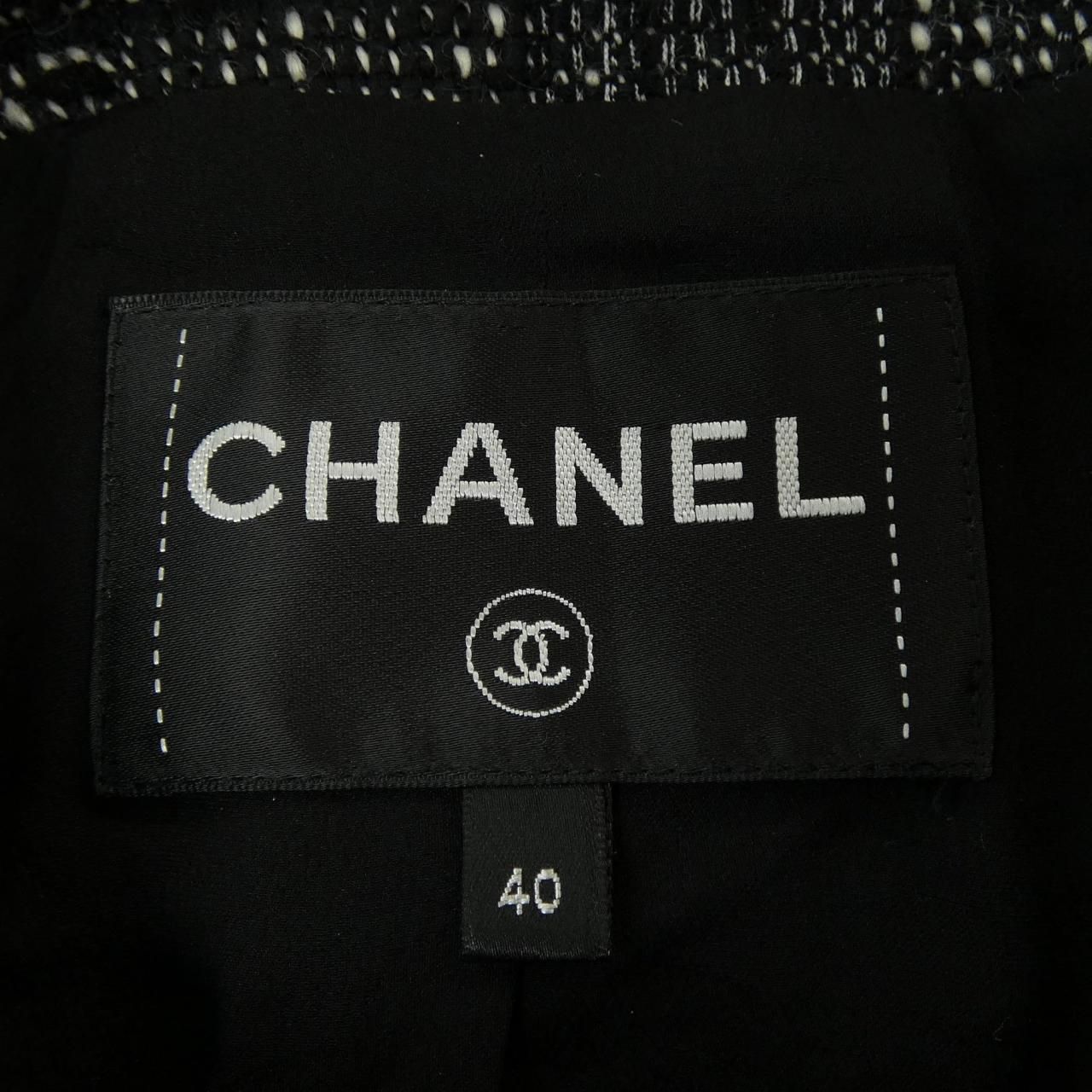 Chanel Collarless Jacket Black — view 5