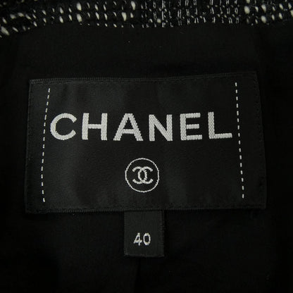 Chanel Collarless Jacket Black — view 5