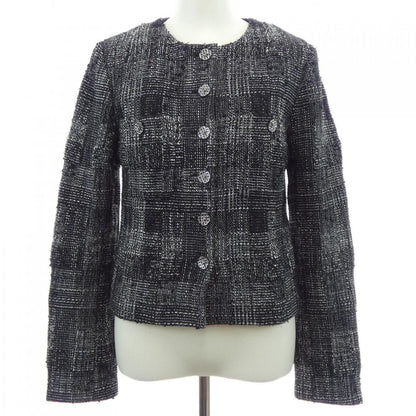 Chanel Collarless Jacket Black