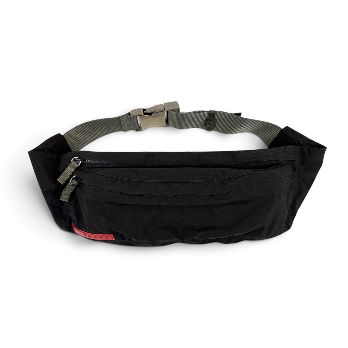 Prada Sports Tessuto Nylon Belt Bag Black Archive — view 2