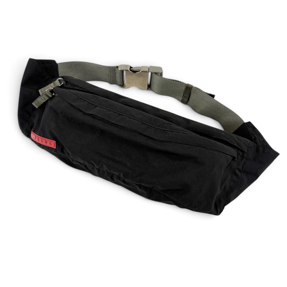 Prada Sports Tessuto Nylon Belt Bag Black Archive