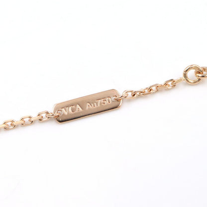 Van Cleef & Arpels Necklace Vintage Alhambra Pink Mother of Pearl 41.5 18k Gold — view 3