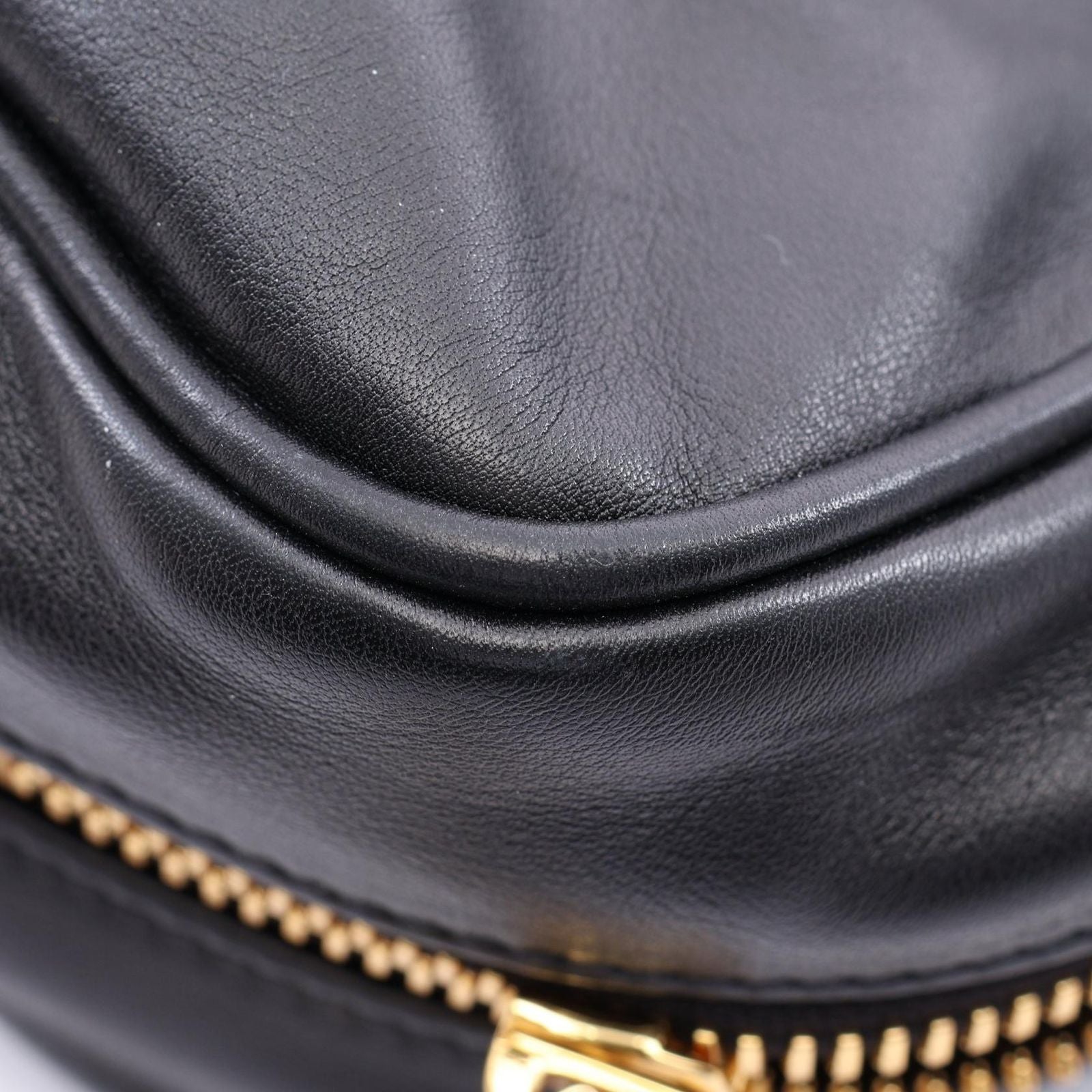 Miu Miu Handbag Beau Black Leather Bag Large — view 5
