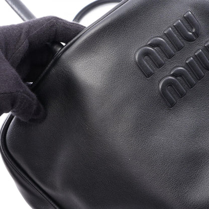 Miu Miu Handbag Beau Black Leather Bag Large — view 7