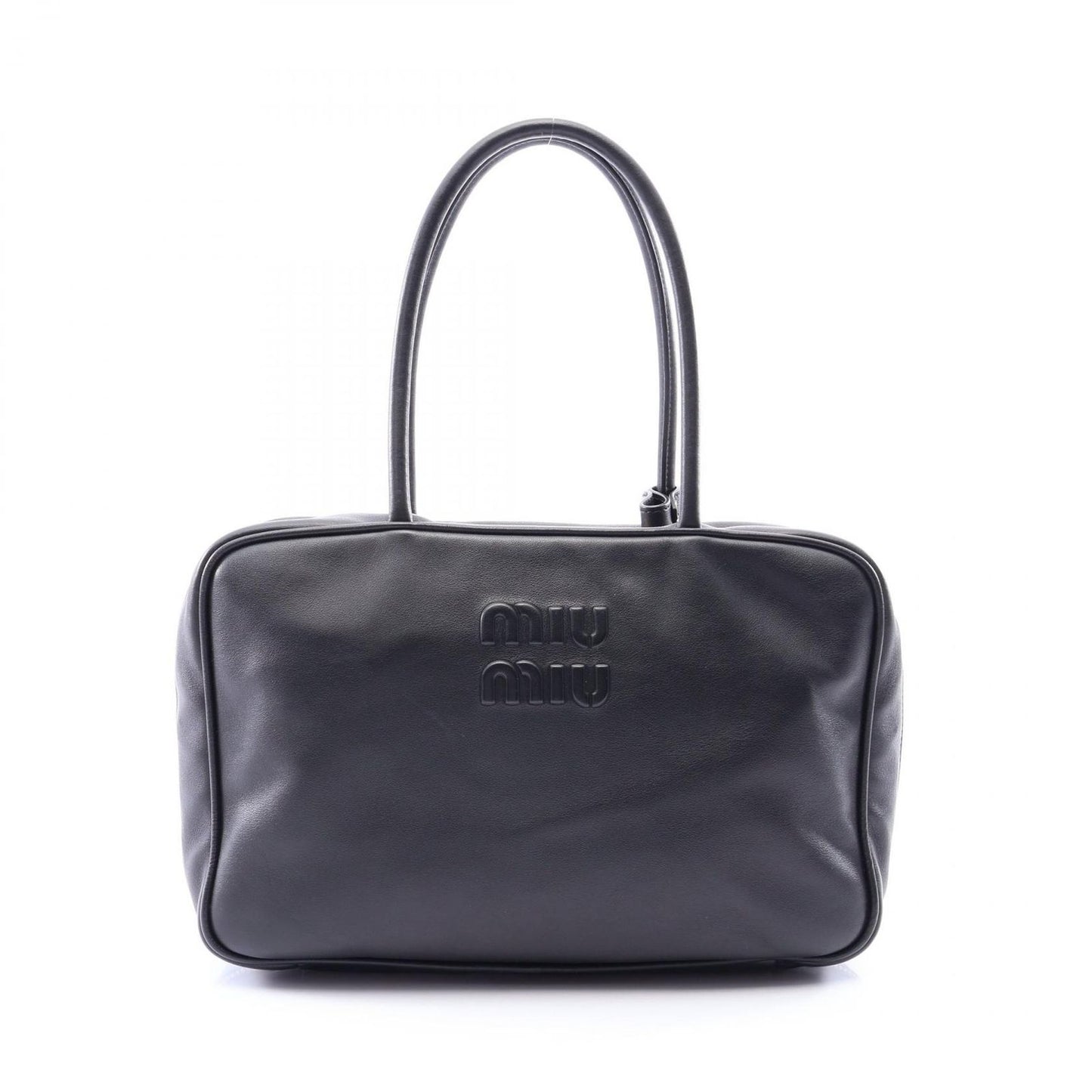 Miu Miu Handbag Beau Black Leather Bag Large