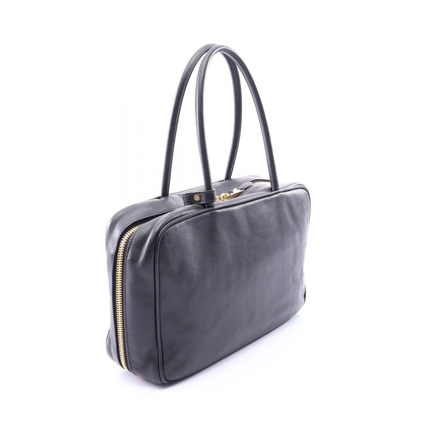 Miu Miu Handbag Beau Black Leather Bag Large — view 2