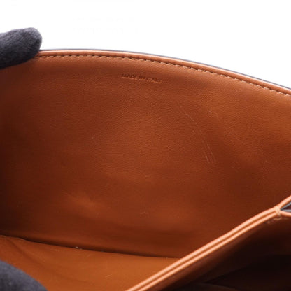 Celine Shoulder Bag Classic Triomphe Natural Brown Canvas Leather — view 6