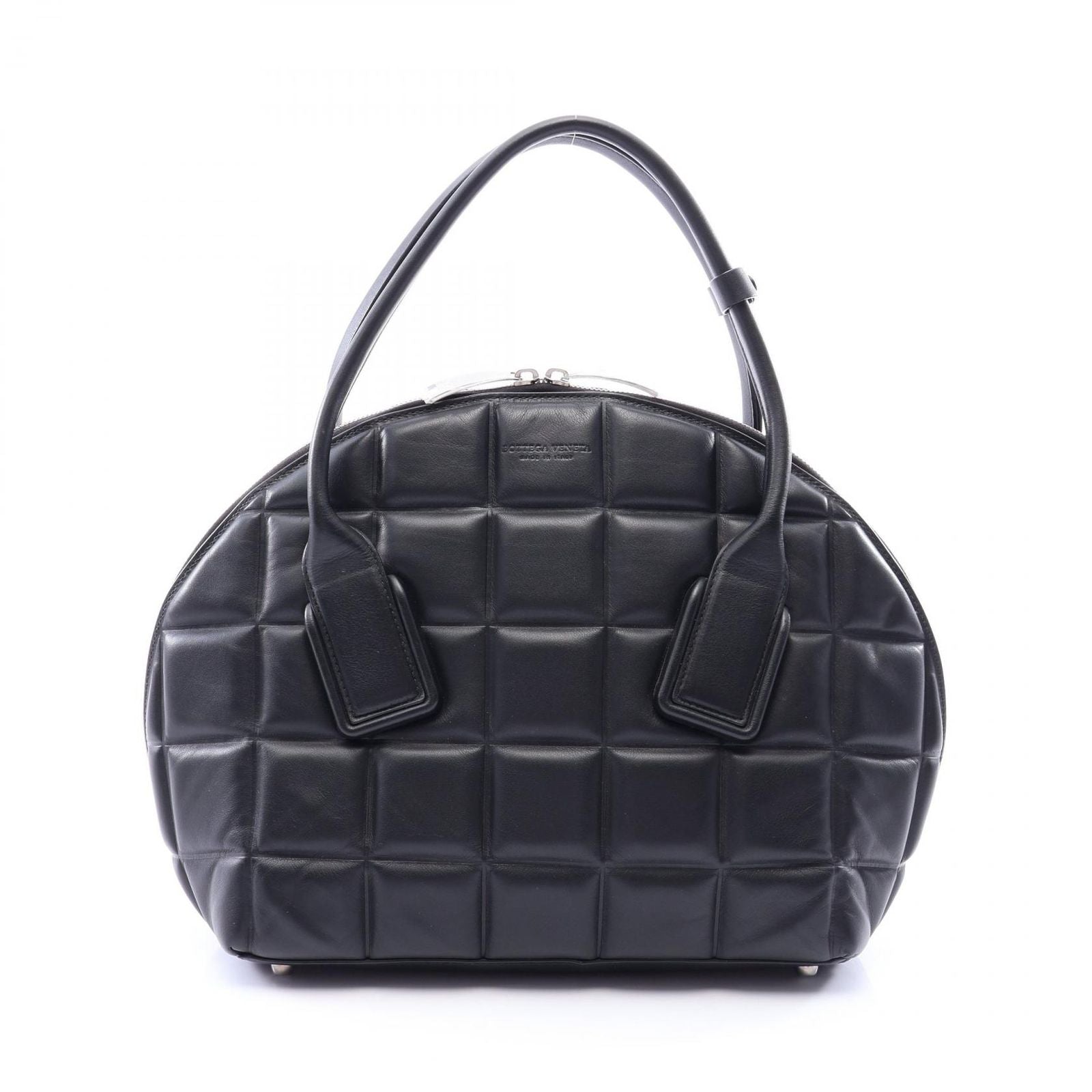 Bottega Veneta Handbag the Swoop Medium 2-Way Black Leather