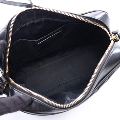 Saint Laurent Paris Shoulder Bag Lou Black Leather Monogram — view 3