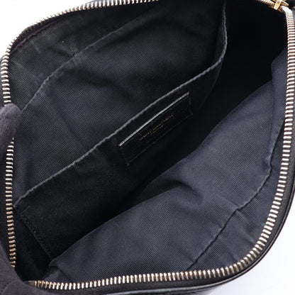 Saint Laurent Paris Shoulder Bag Lou Black Leather Monogram — view 5