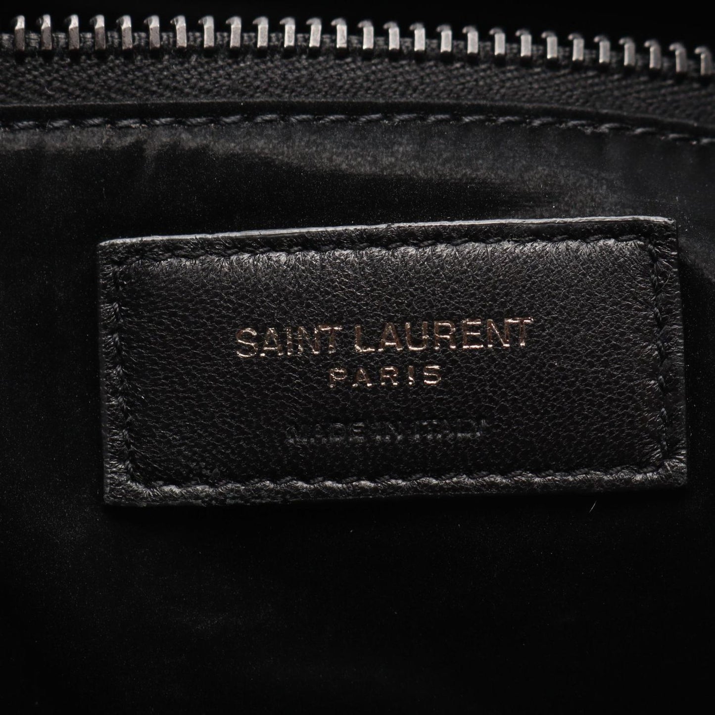 Saint Laurent Paris Tote Bag Wide Puffer Black Nylon — view 4