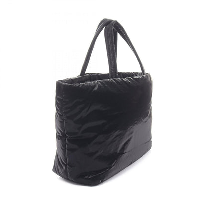 Saint Laurent Paris Tote Bag Wide Puffer Black Nylon — view 2
