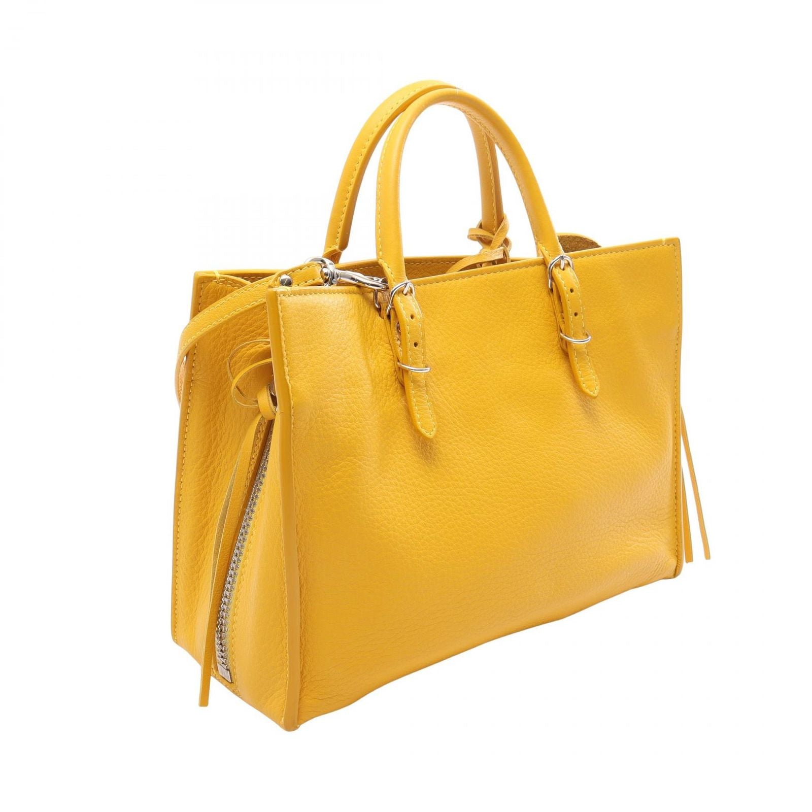Balenciaga Handbag Papier A6 Zip Around Paper 2-Way Yellow Leather — view 2