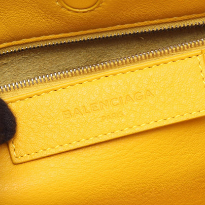 Balenciaga Handbag Papier A6 Zip Around Paper 2-Way Yellow Leather — view 4
