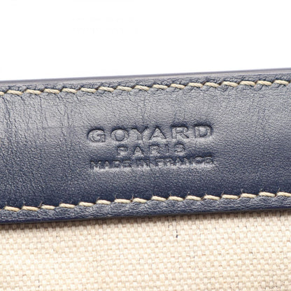 Goyard Tote Bag Bellechasse Biaude PM Navy Blue Leather — view 4