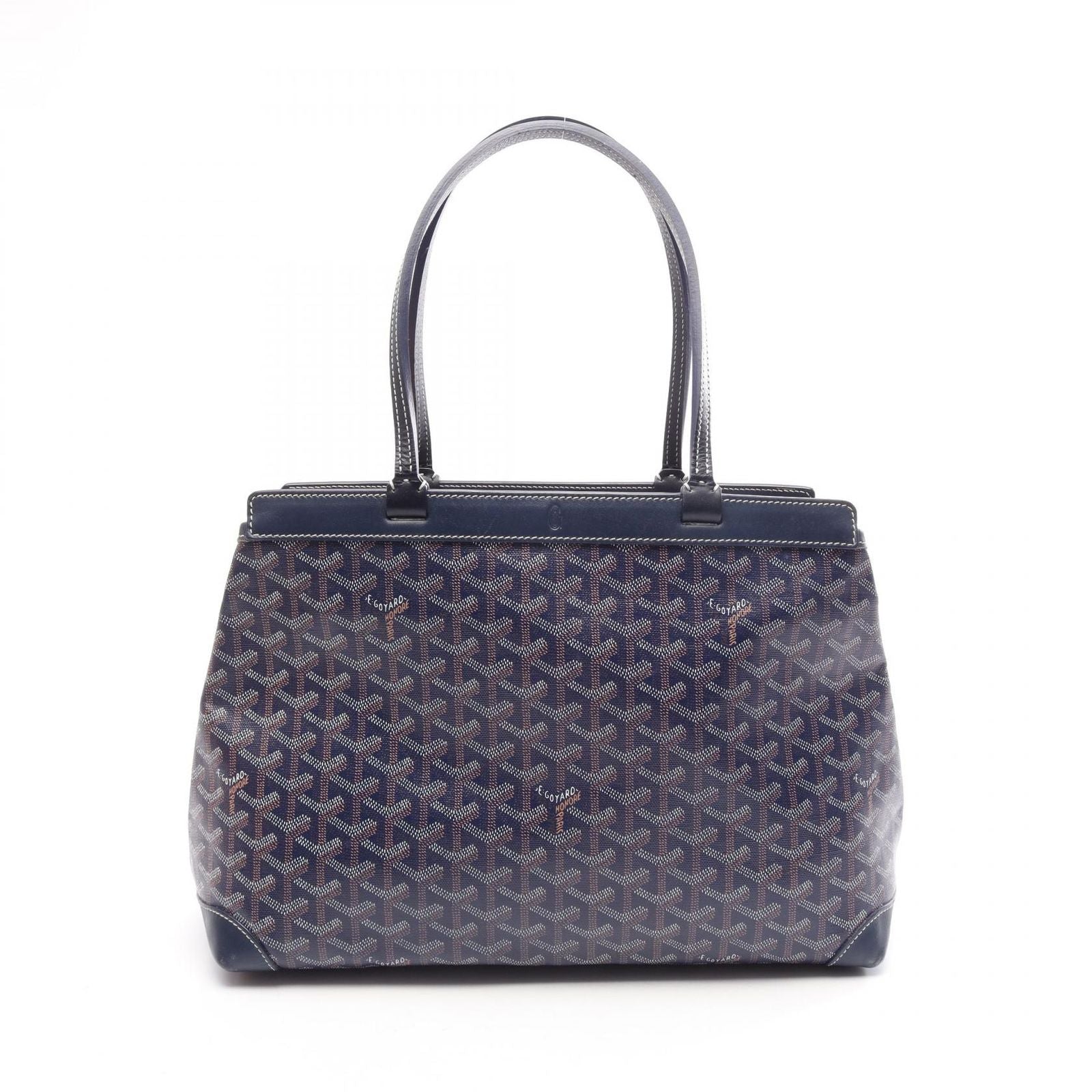Goyard Tote Bag Bellechasse Biaude PM Navy Blue Leather
