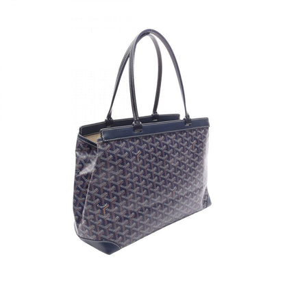 Goyard Tote Bag Bellechasse Biaude PM Navy Blue Leather — view 2