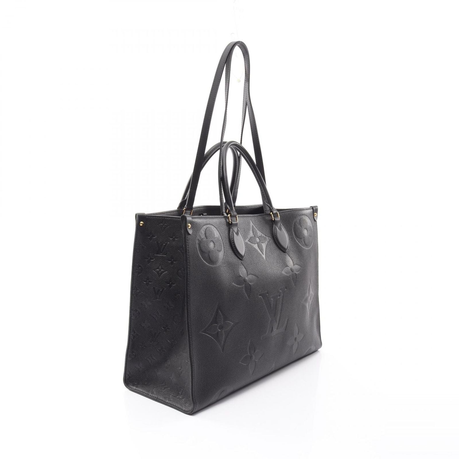 Louis Vuitton Tote Bag On The Go GM 2-Way Noir Leather — view 2