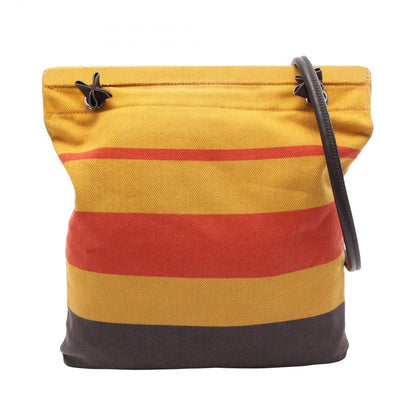 Hermes Shoulder Bag Sac Aline MM Rocabar Ebene Canvas Leather