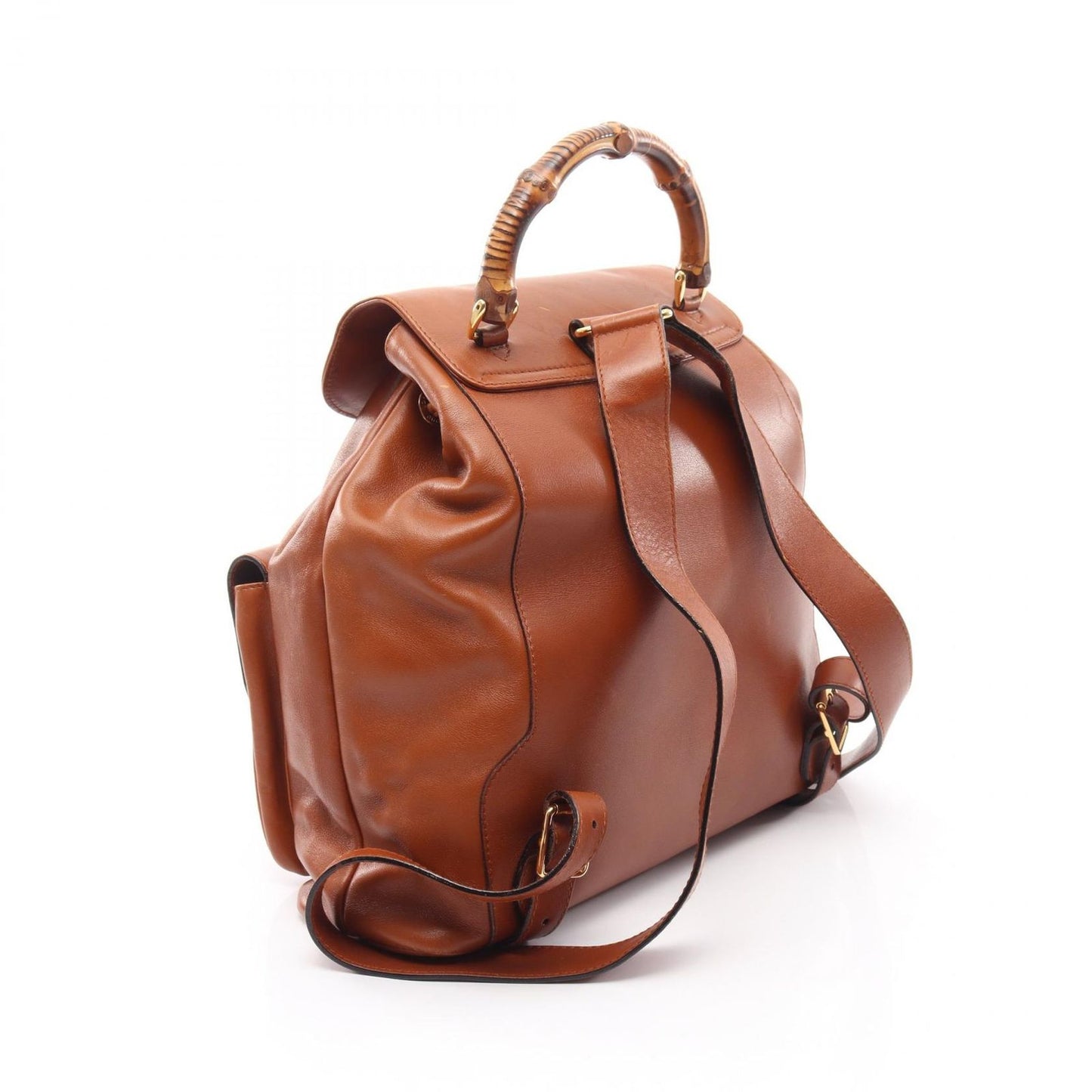 Gucci Backpack Bamboo 003 Brown Leather — view 2