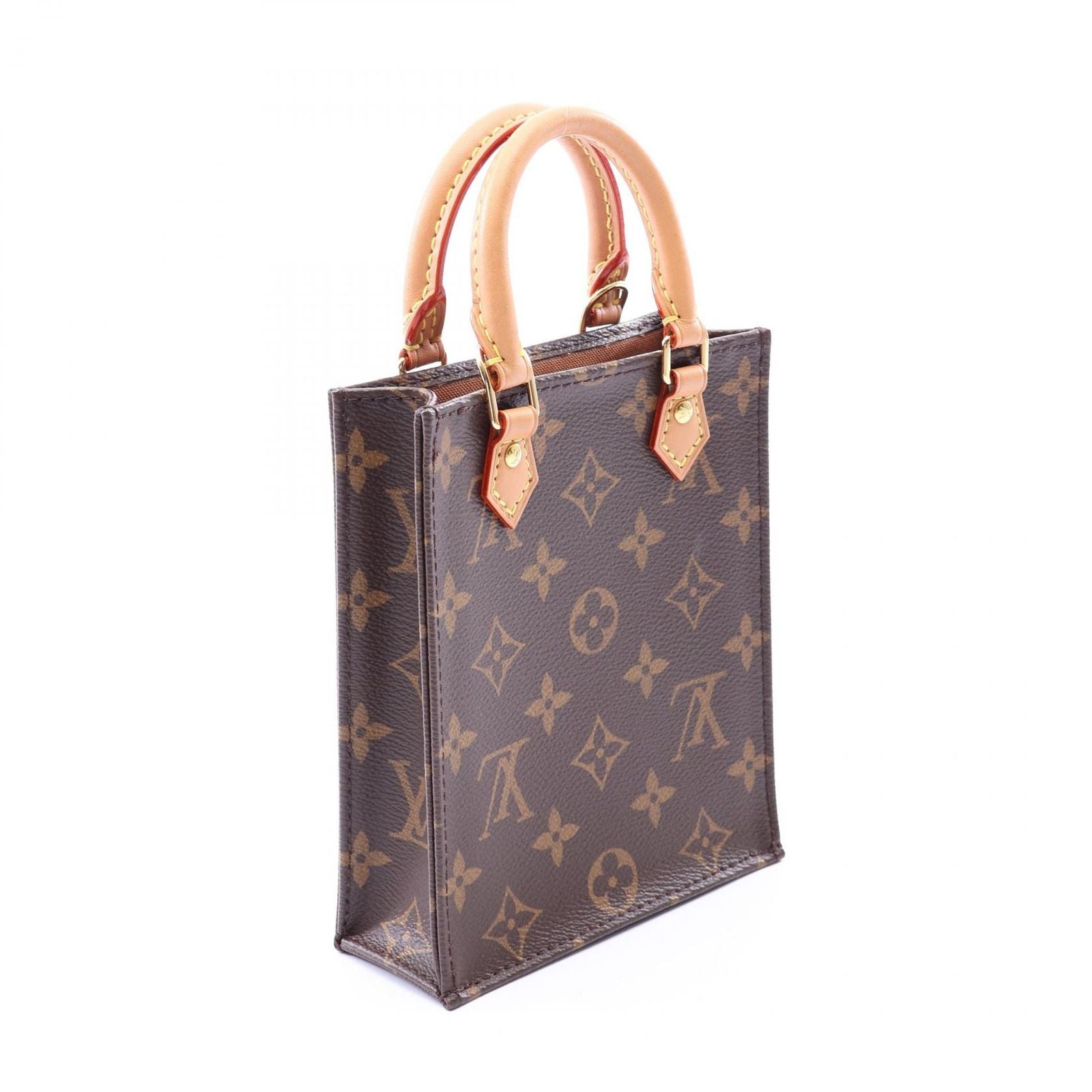 Louis Vuitton Handbag Sac Plat Leather Petite — view 2