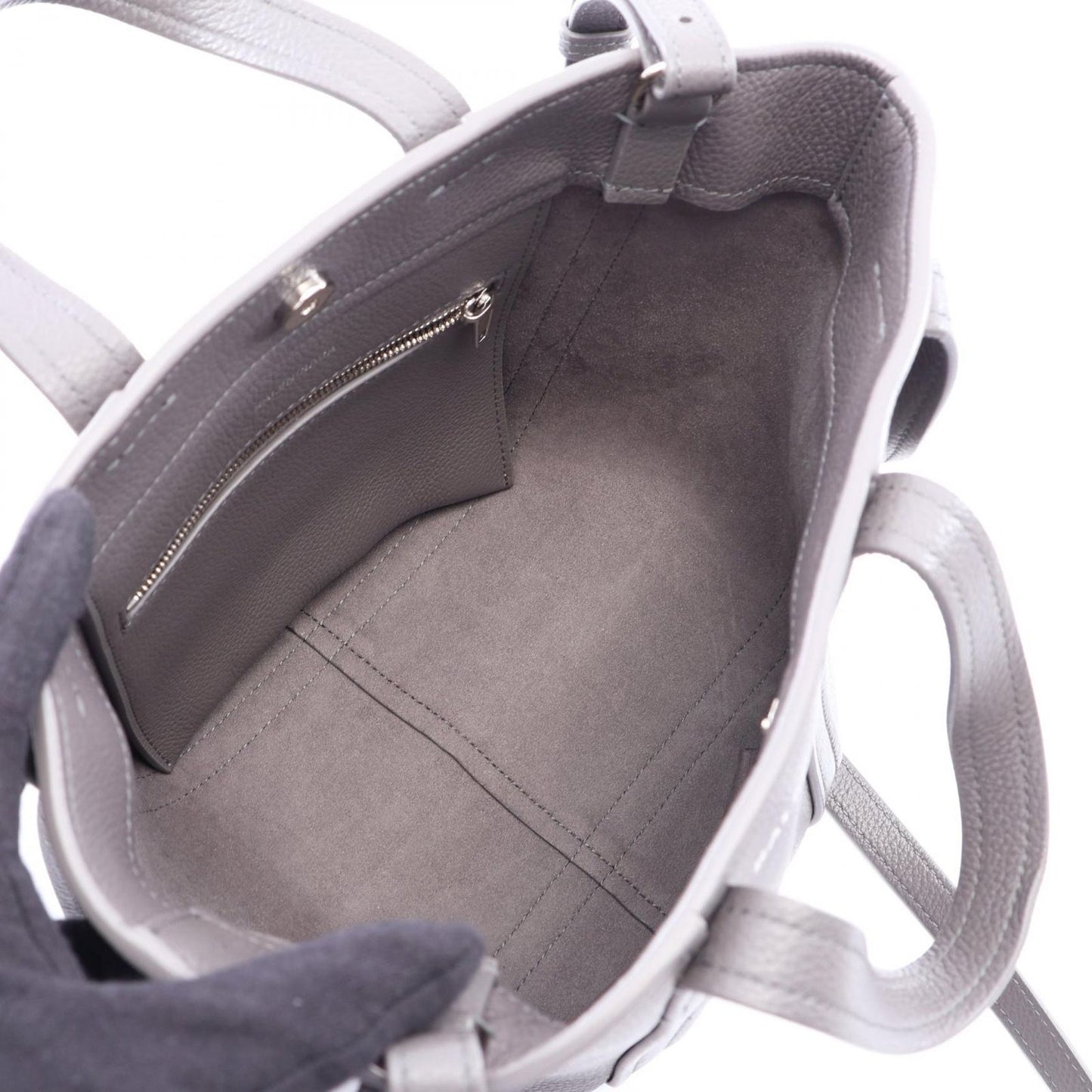 Balenciaga Handbag Everyday XS North South 2-Way Gray Leather — view 3