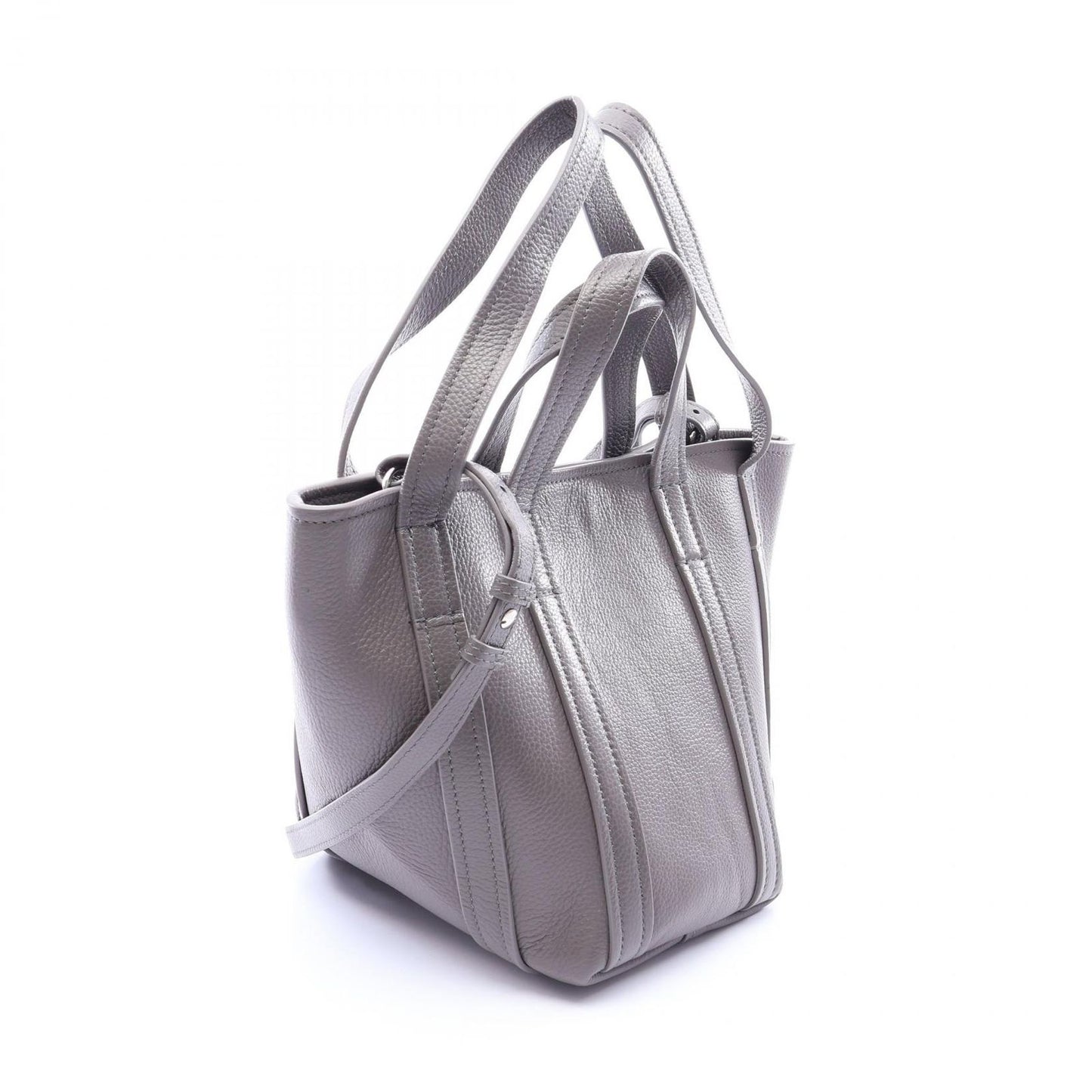 Balenciaga Handbag Everyday XS North South 2-Way Gray Leather — view 2