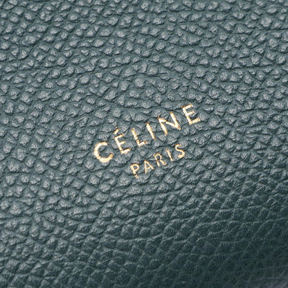 Celine Belt Bag Mini 2-Way Dark Green Leather — view 4