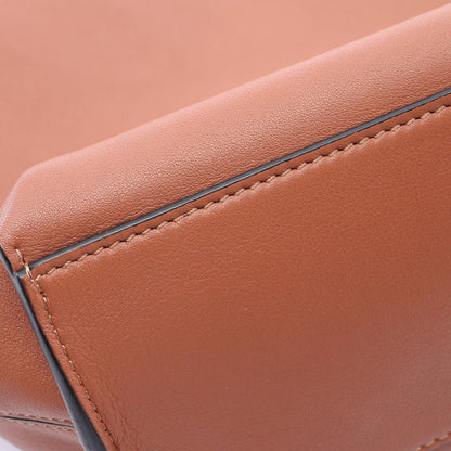Loewe Shoulder Bag Cubby Small Brown Ivory Leather Cross — view 7