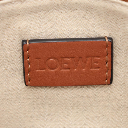 Loewe Shoulder Bag Cubby Small Brown Ivory Leather Cross — view 4