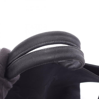 Prada Tote Bag Canapa Drill Black Canvas 2-Way Medium — view 6