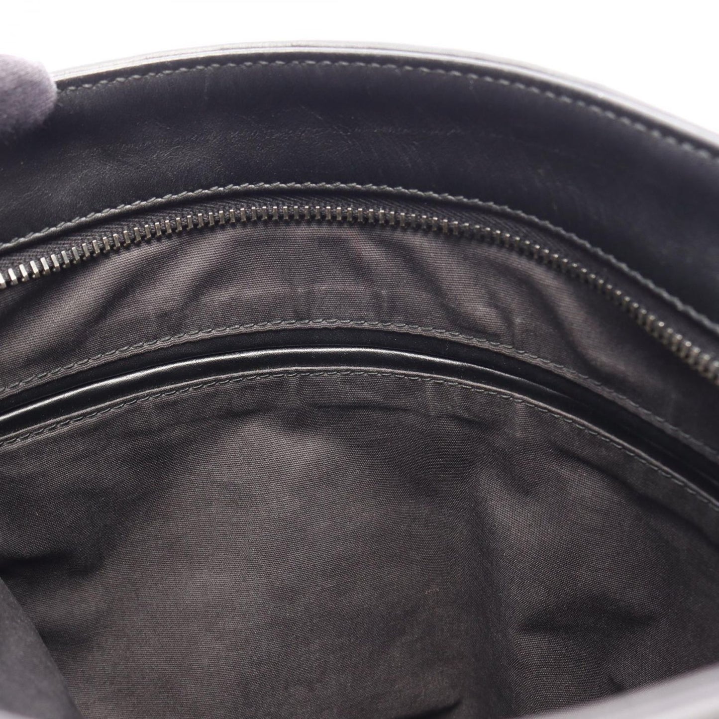 Bottega Veneta Shoulder Bag Intrecciato Black Leather — view 5