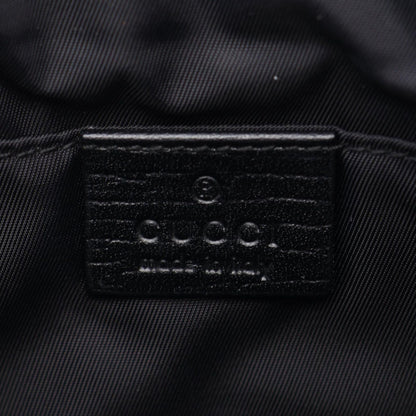 Gucci Waist Bag GG Supreme Black Gray Leather — view 4