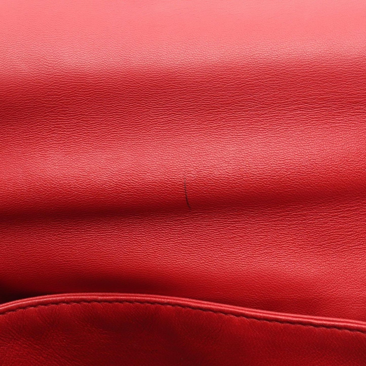 Bottega Veneta Shoulder Bag Small Limpia Red Leather Intrecciato — view 6