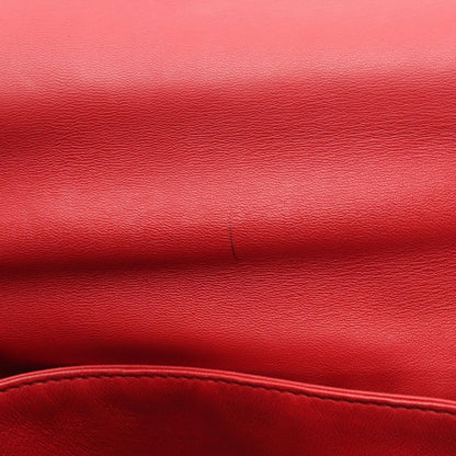 Bottega Veneta Shoulder Bag Small Limpia Red Leather Intrecciato — view 6