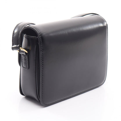 Celine Shoulder Bag Teen Triomphe Black Leather — view 2