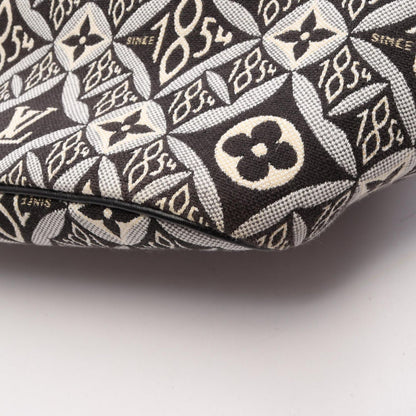 Louis Vuitton Tote Bag Neverfull MM Noir Canvas Leather — view 6