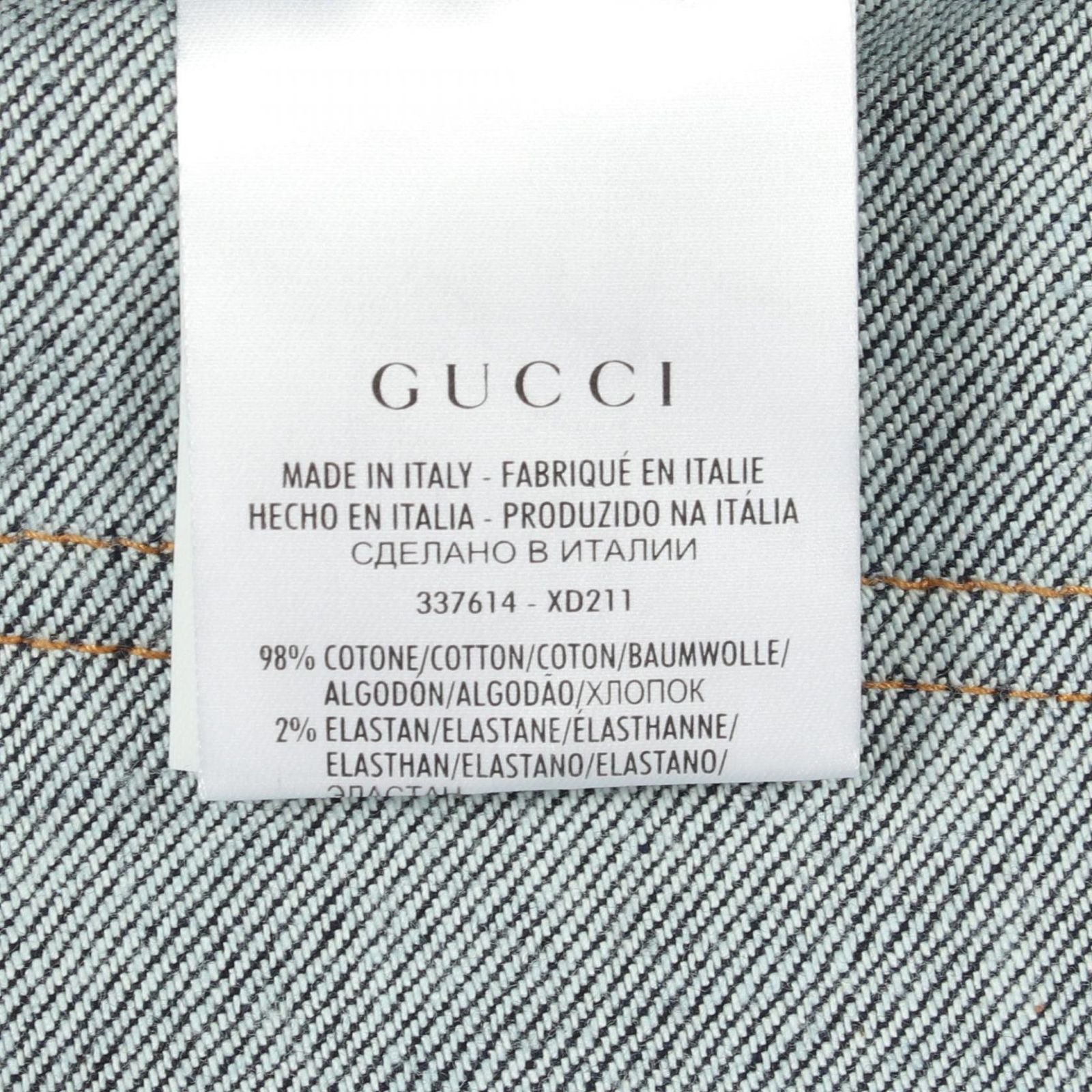 Gucci Denim Pants Skinny Cotton — view 4