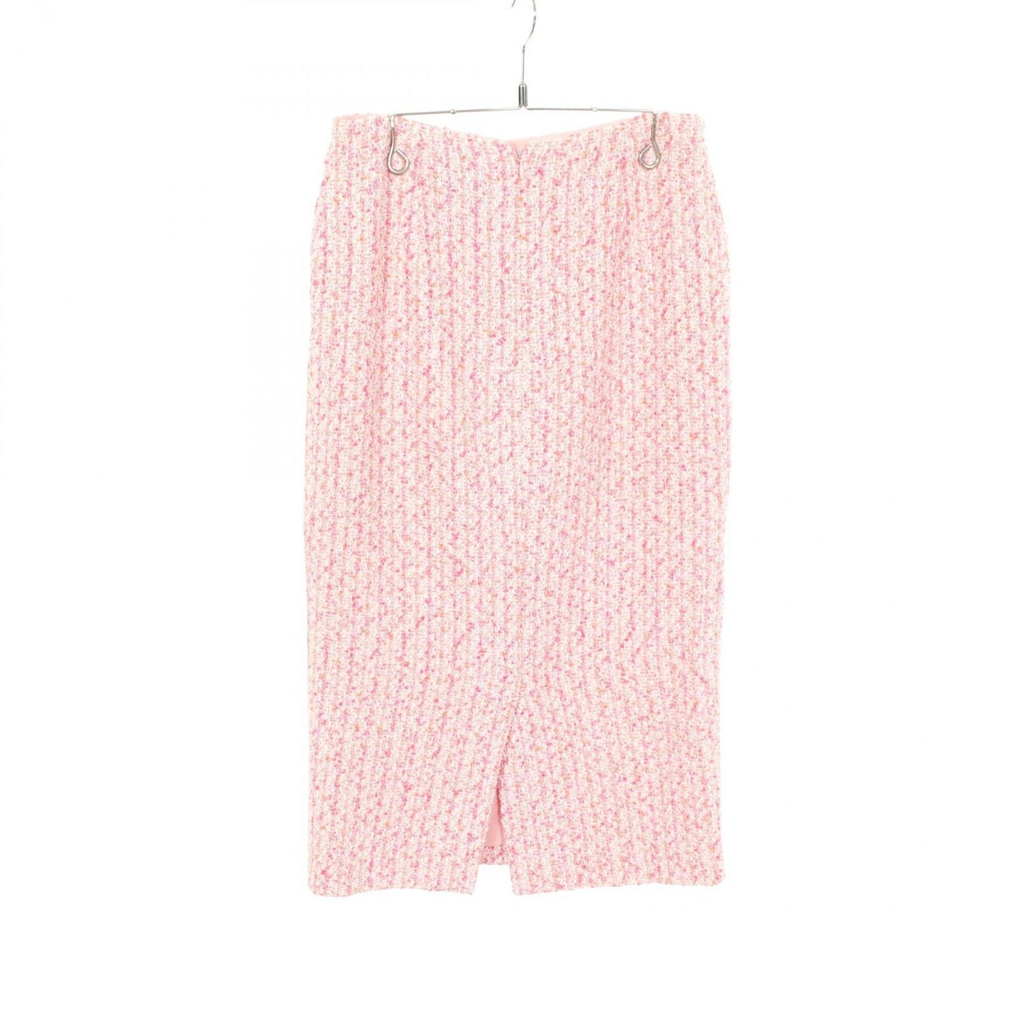 Chanel Skirt CC Logo Button Tweed Cotton — view 2