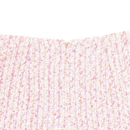 Chanel Skirt CC Logo Button Tweed Cotton — view 6