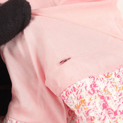 Chanel Skirt CC Logo Button Tweed Cotton — view 7
