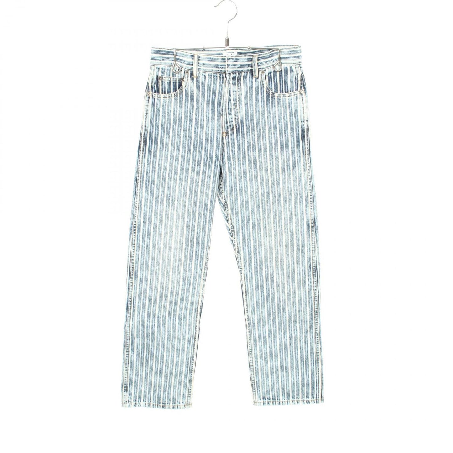 Dior Denim Pants Striped Cotton